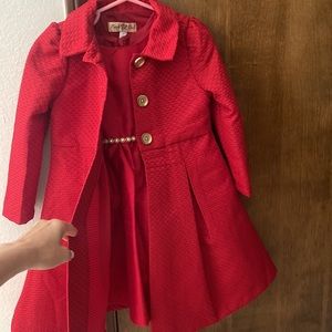 Toddler suit dress set.